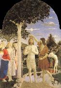 Piero della Francesca Christ-s baptism oil painting artist